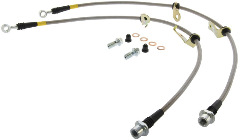 Conductos de freno delanteros de acero inoxidable StopTech 06-17 Lexus HS250h / Toyota RAV4