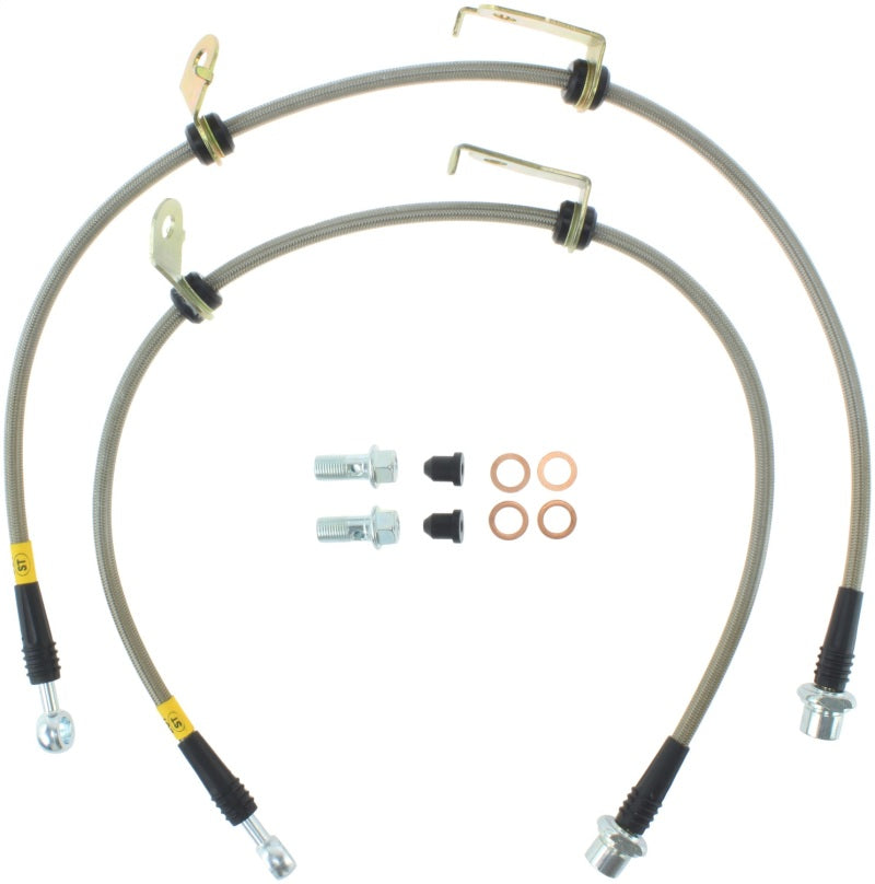 Conductos de freno delanteros de acero inoxidable StopTech 08+ Scion xB
