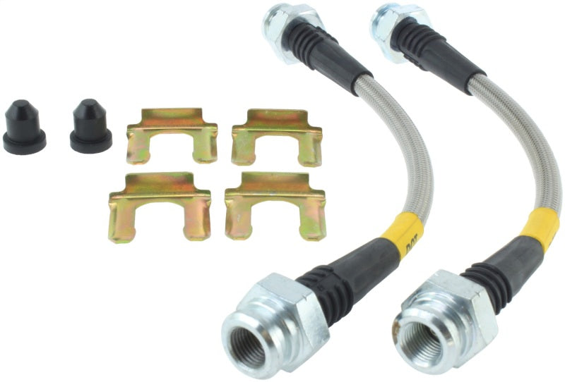 Conductos de freno traseros BBK de acero inoxidable StopTech 2/89-96 Nissan 300ZX (Exc Turbo)/6/89-96 300ZX Turbo