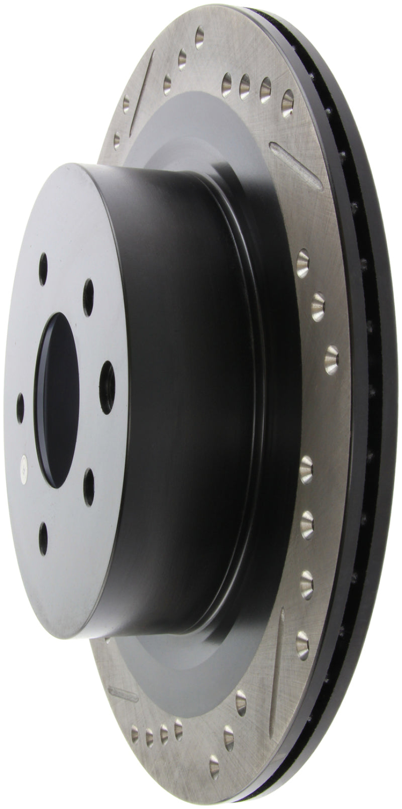 Rotor trasero derecho ranurado y perforado StopTech 06-07 350Z / 05-07 G35 / 06-07 G35X SportStop