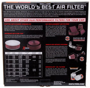 K&N Custom Round Filter 5 - 1/8in FLG / 11in Dia / 4 - 3/4in H w/VENT - BattleBorn SpeedShop