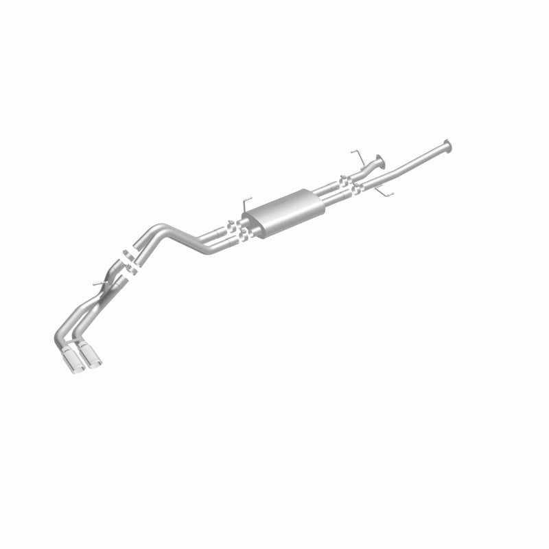 MagnaFlow 14 Toyota Tundra V8 4.6L/5.7L Acero inoxidable C/b Escape Doble paso del mismo lado. Neumático trasero