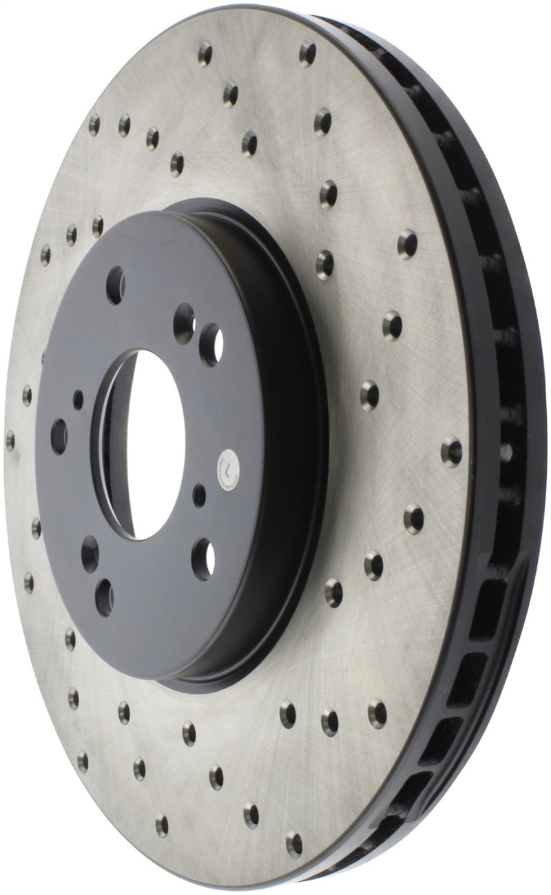 Rotor delantero izquierdo perforado en cruz StopTech 99-08 Acura TL (calibre STD) / 01-03 CL / 04-09 TSX