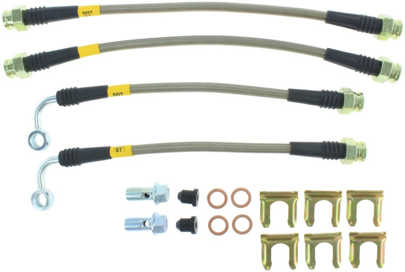 Conductos de freno traseros de acero inoxidable StopTech 05-06 LGT (kit de 4 conductos)