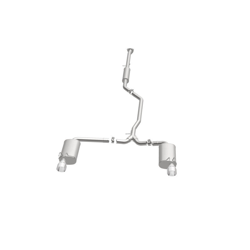 Sistema MagnaFlow C/B 2015 Honda Accord 3.5L V6 2.5in SS Doble división Trasera Pulida Punta 4.5