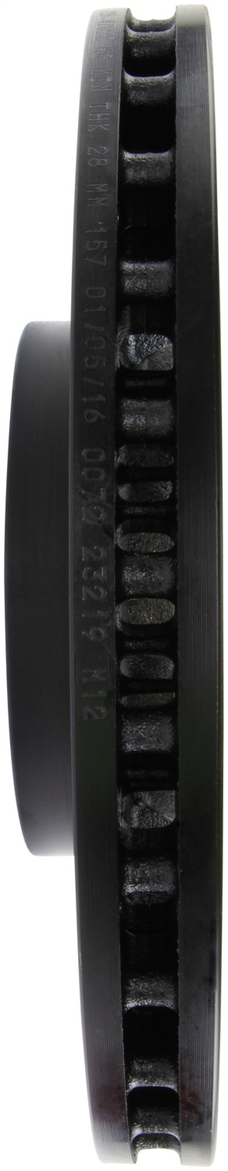 Rotor delantero izquierdo ranurado y perforado StopTech 05-10 Subaru Impreza WRX/STi