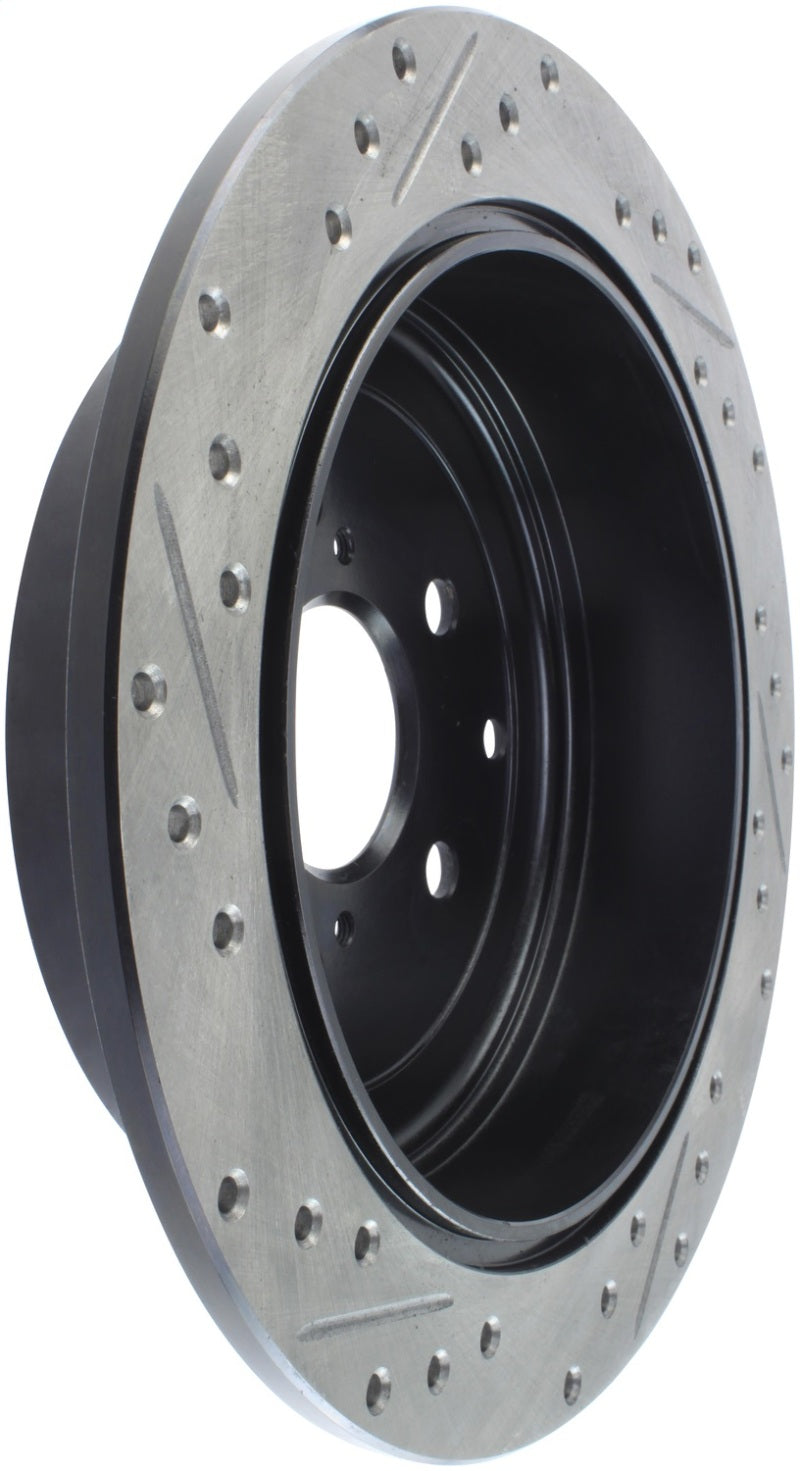 Rotor perforado y ranurado StopTech Sport - Trasero izquierdo