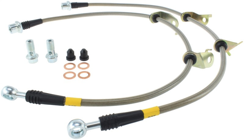 Conductos de freno delanteros de acero inoxidable StopTech 08+ Scion xB