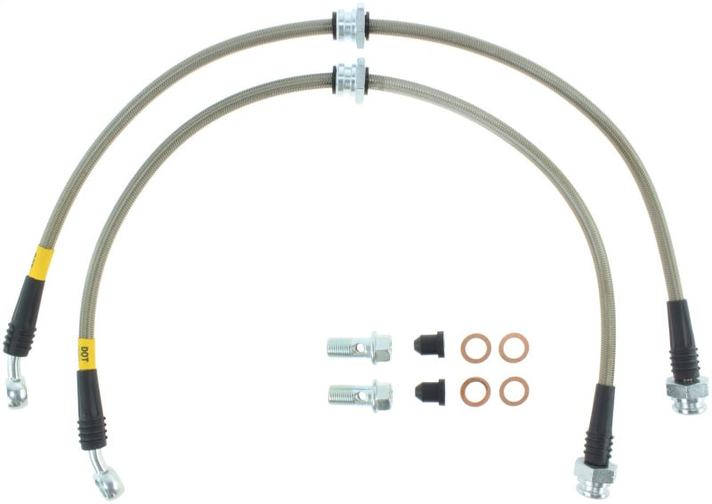 Conductos de freno delanteros de acero inoxidable StopTech 89-1/98 Nissan 240SX