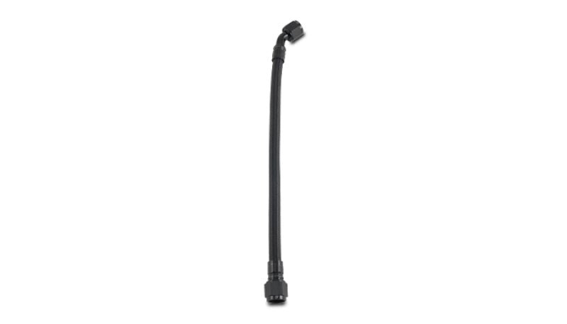 Vibrant 12in PTFE Hose Assy w/10AN Female Fittings Straight/45 Deg - BattleBorn SpeedShop