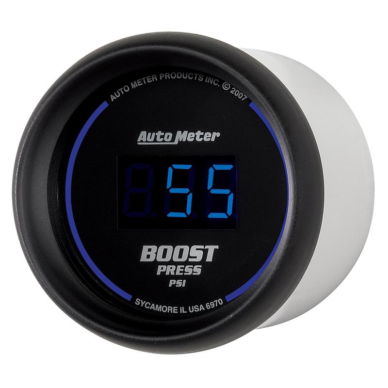 Autometer Cobalt Digital 52mm Digital 5 - 60 PSI Boost Gauge - BattleBorn SpeedShop