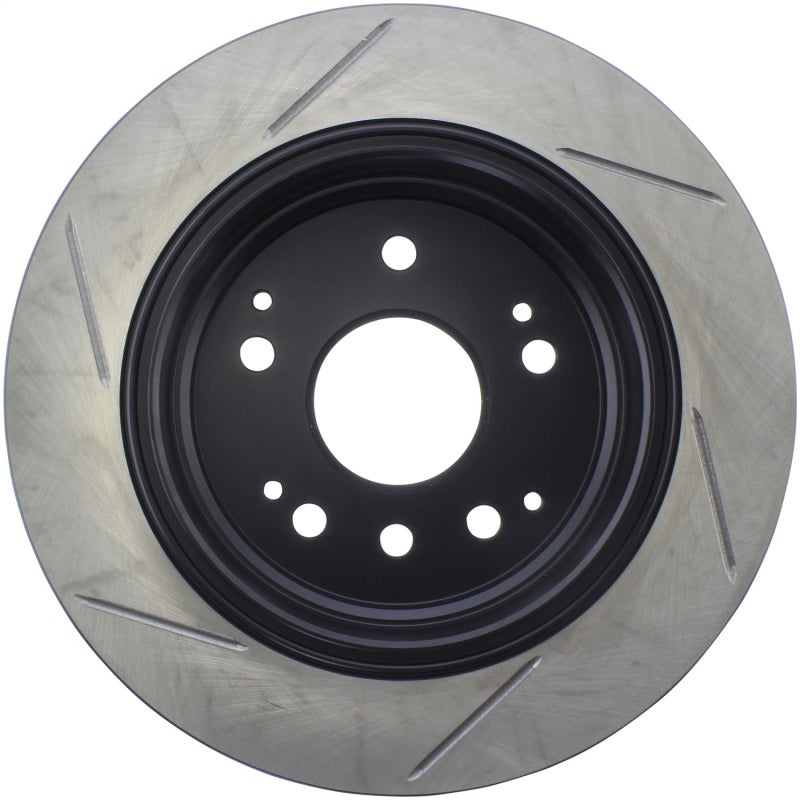 Rotor trasero izquierdo con ranuras StopTech Power Slot para Acura TL/TL-S 04-08 / Honda Element 03-09