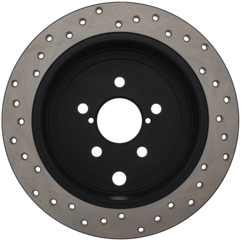 Rotor trasero izquierdo perforado StopTech WRX 08-10