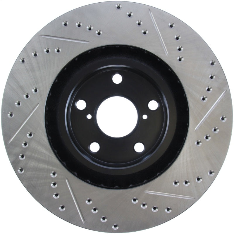 Rotor ranurado y perforado delantero derecho StopTech 5/93-98 Toyota Supra Turbo