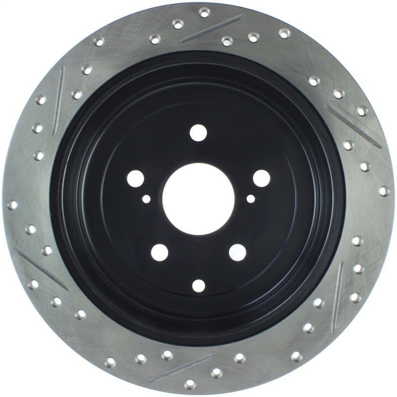 Rotor perforado y ranurado StopTech Sport - Trasero izquierdo