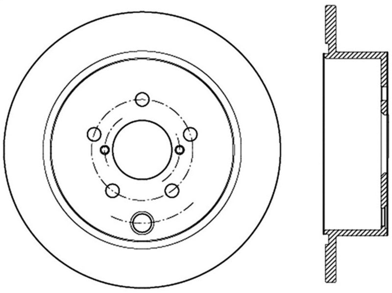 Rotor de freno deportivo ranurado StopTech