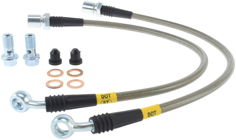 Conductos de freno delanteros de acero inoxidable StopTech 01-06 Lexus LS430