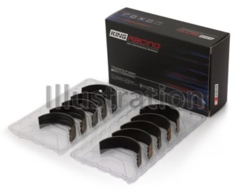 Juego de cojinetes principales King Subaru EJ20/EJ22/EJ25 (empuje en posición n.° 5) Tri-Metal Perf - Tamaño +0,26 mm