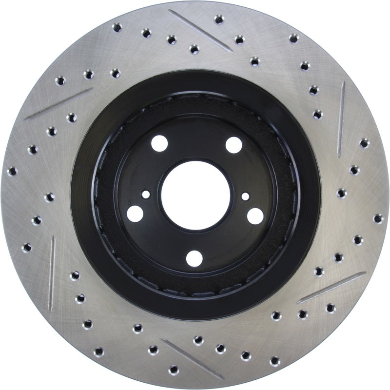Rotor perforado y ranurado StopTech Sport - Delantero derecho