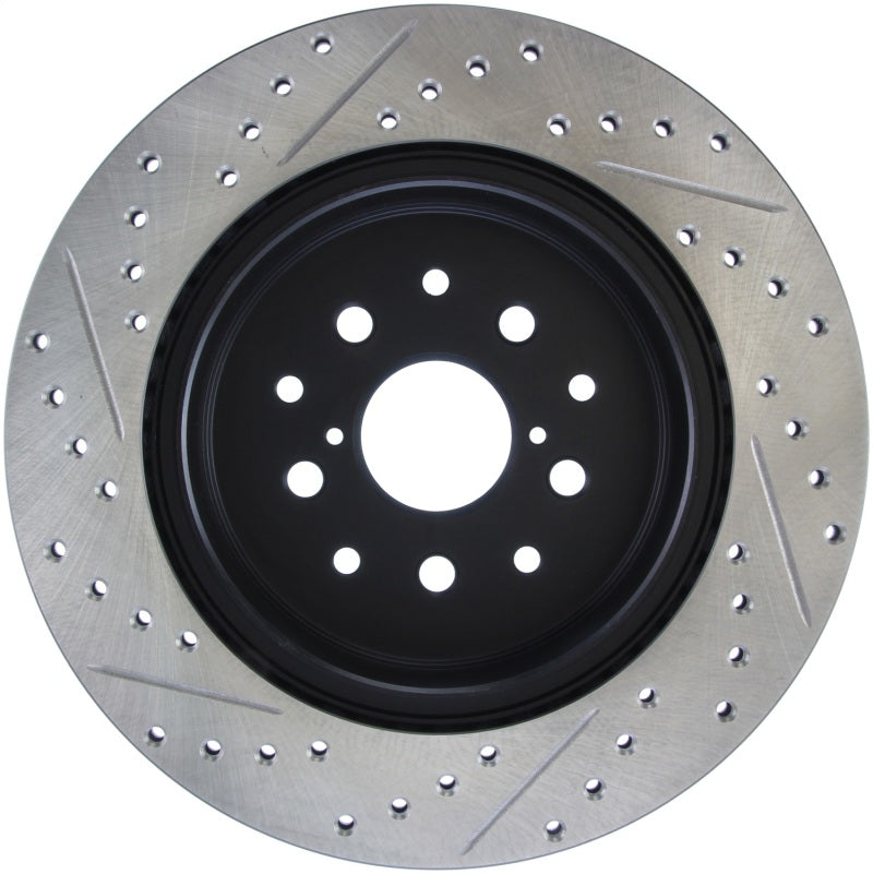 Rotor trasero izquierdo ranurado y perforado StopTech 5/93-98 Toyota Supra