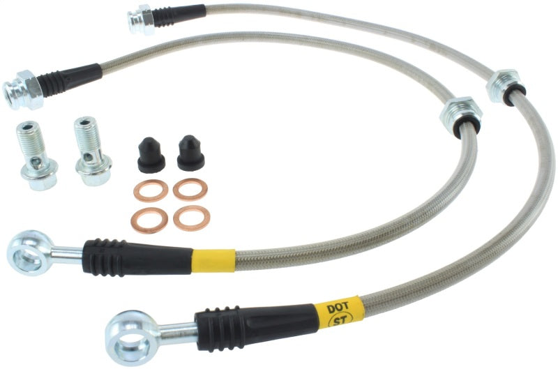 Líneas de freno traseras de acero inoxidable StopTech 00-06 Nissan Sentra SE-R