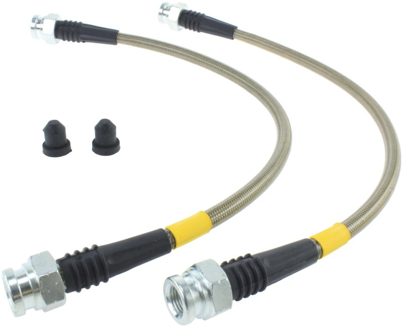 Conductos de freno traseros de acero inoxidable StopTech 07-08 Honda Fit
