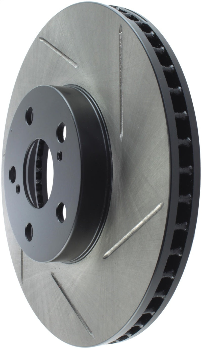Rotor delantero izquierdo ranurado StopTech Power Slot para Toyota Celica GT y GT-S 01-05/Scion tC 05-09