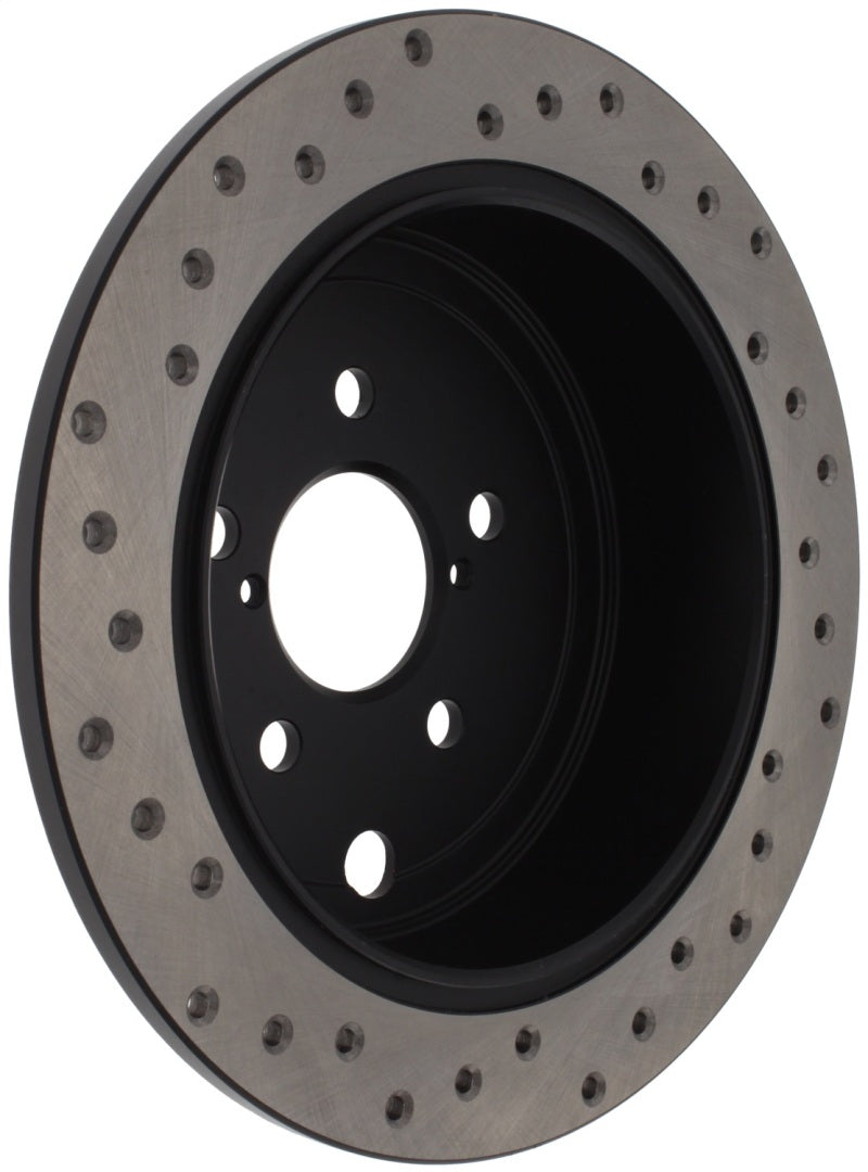 Rotor trasero izquierdo perforado StopTech WRX 08-10