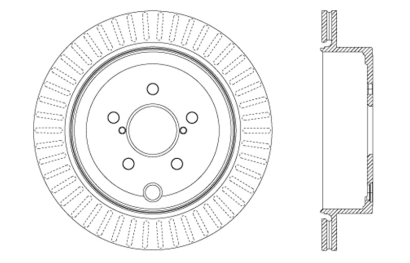 Rotor de freno deportivo ranurado y perforado StopTech