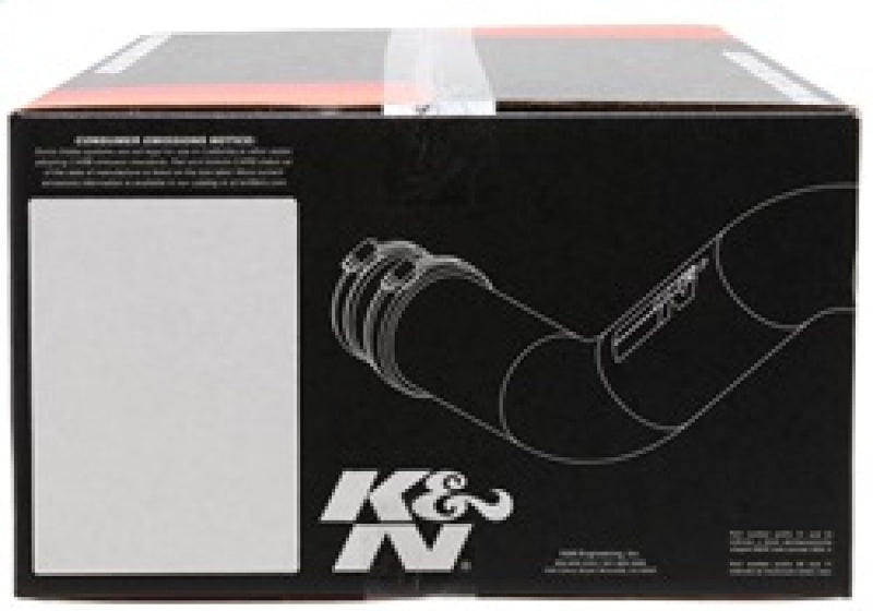 Admisión de aire corto Typhoon rojo H4 de 2,5 L para WRX/STi K&amp;N 08-11