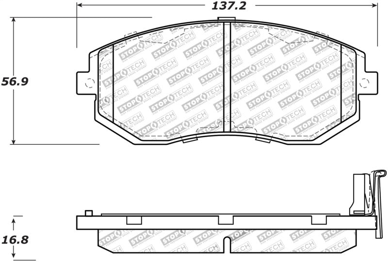 Pastillas de freno delanteras StopTech Performance para Scion FR-S 13/Subaru BRZ 13