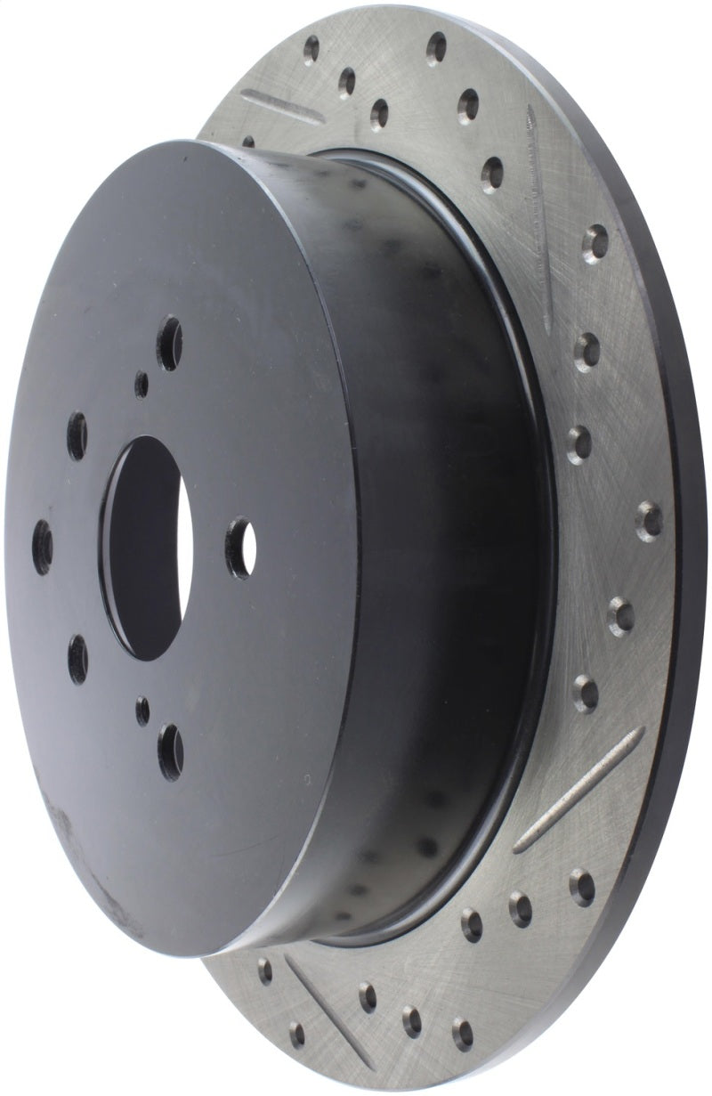 Rotor perforado y ranurado StopTech Sport - Trasero izquierdo