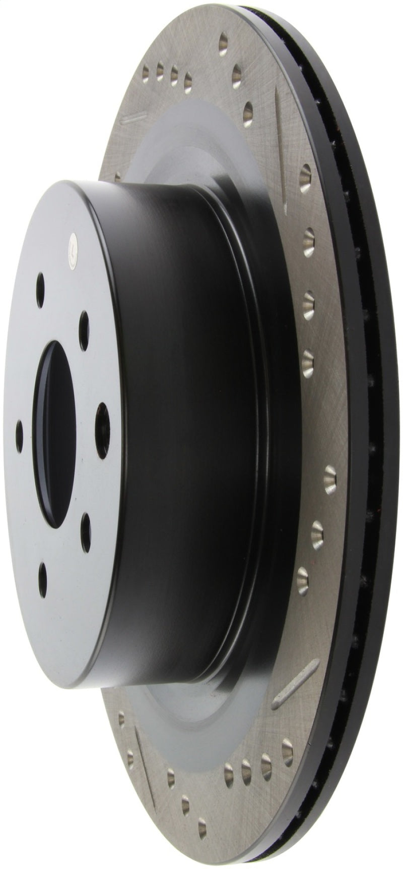 Rotor trasero izquierdo ranurado y perforado SportStop StopTech 06-07 350Z / 05-07 G35 / 06-07 G35X