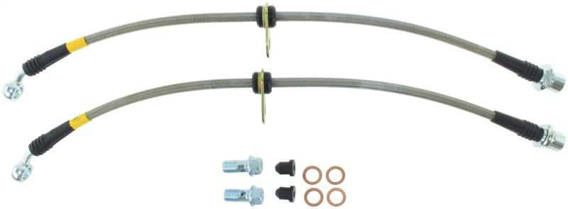 Conductos de freno traseros de acero inoxidable StopTech 00-05 Toyota MR2 Spyder