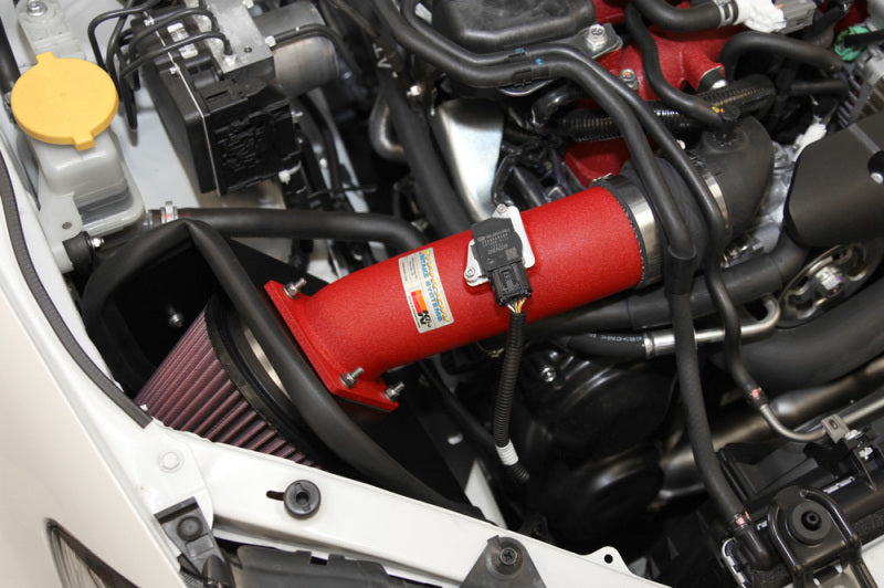 Admisión de aire corto Typhoon rojo H4 de 2,5 L para WRX/STi K&amp;N 08-11