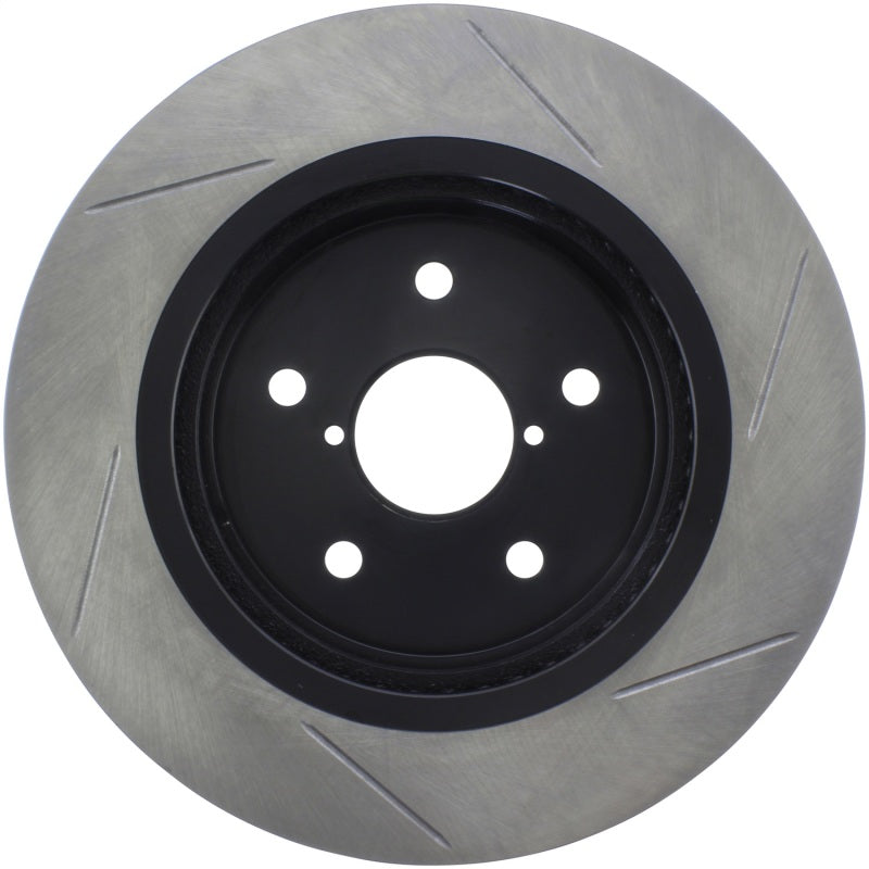 Rotor trasero derecho ranurado deportivo StopTech 16-17 Subaru WRX con tecnología EyeSight