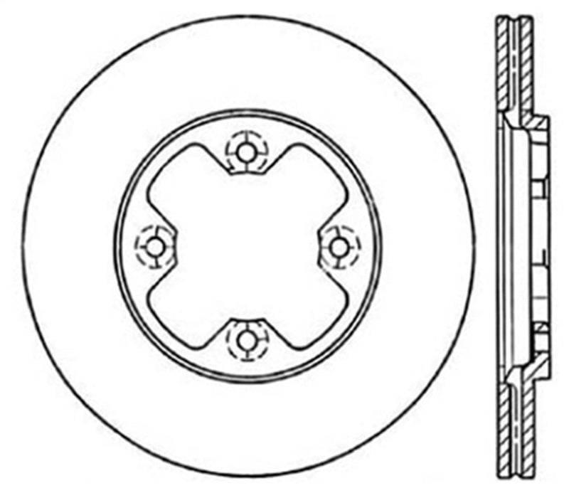 Rotor de freno deportivo ranurado y perforado StopTech