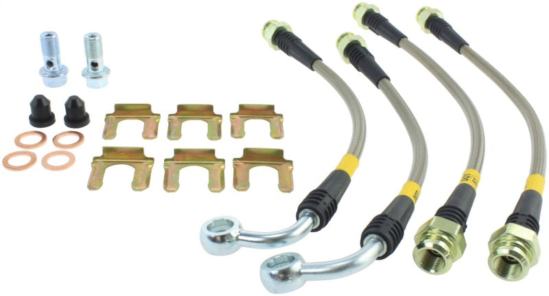 Conductos de freno traseros de acero inoxidable StopTech 05-06 LGT (kit de 4 conductos)