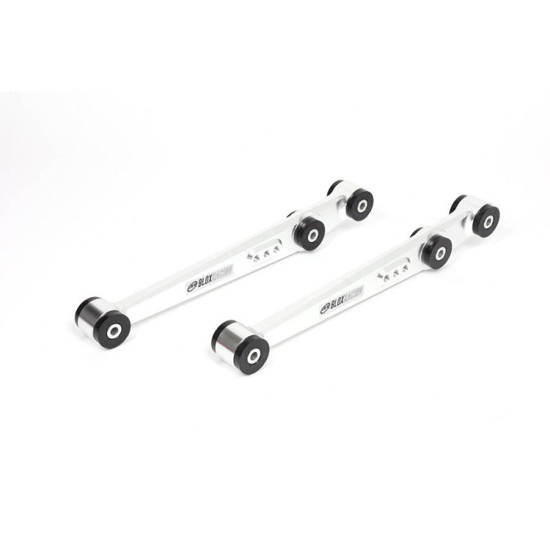 BLOX Racing V2 Billet Rear Lower Control Arms Poly Bushings 96 - 00 Honda Civic - Raw - BattleBorn SpeedShop