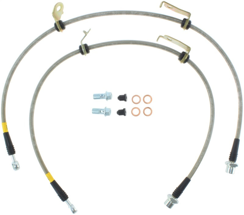 Conductos de freno delanteros de acero inoxidable StopTech 11-17 Lexus CT200h