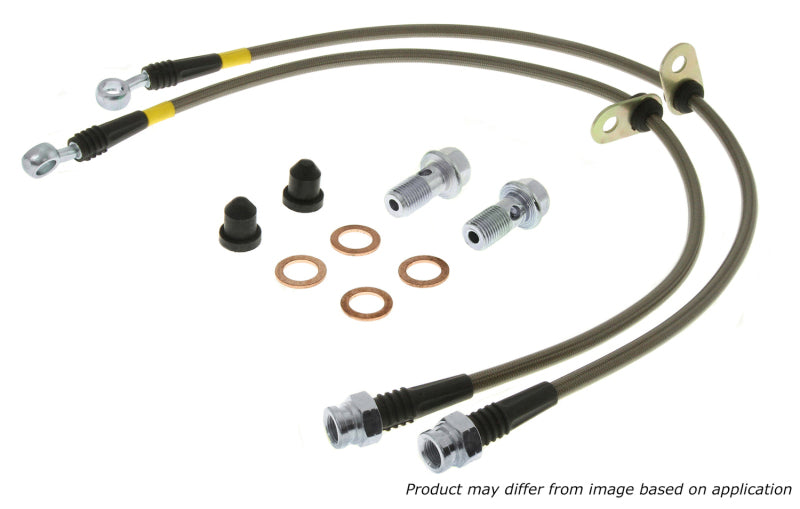 Línea de freno trasera de acero inoxidable StopTech 95-02 Toyota 4Runner (LÍNEA TRASERA ÚNICA)