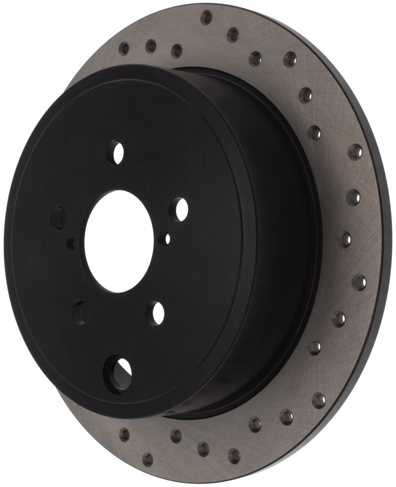 Rotor trasero izquierdo perforado StopTech WRX 08-10