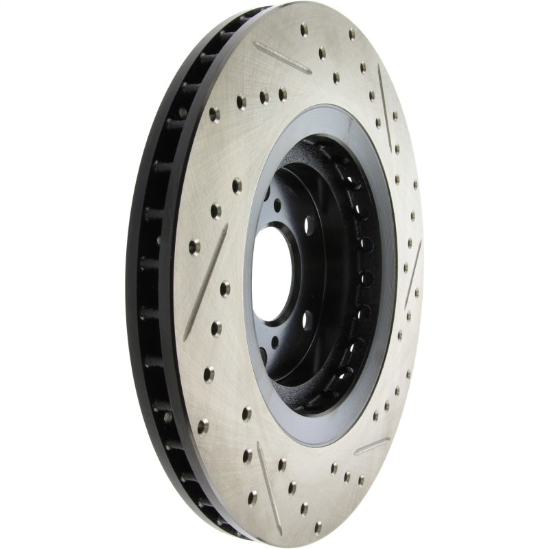 Rotor perforado y ranurado StopTech Sport - Delantero derecho