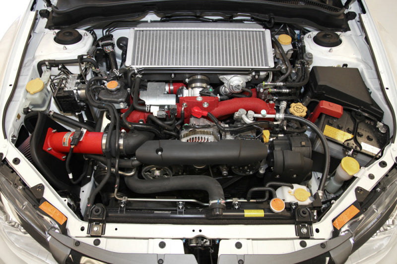 Admisión de aire corto Typhoon rojo H4 de 2,5 L para WRX/STi K&amp;N 08-11
