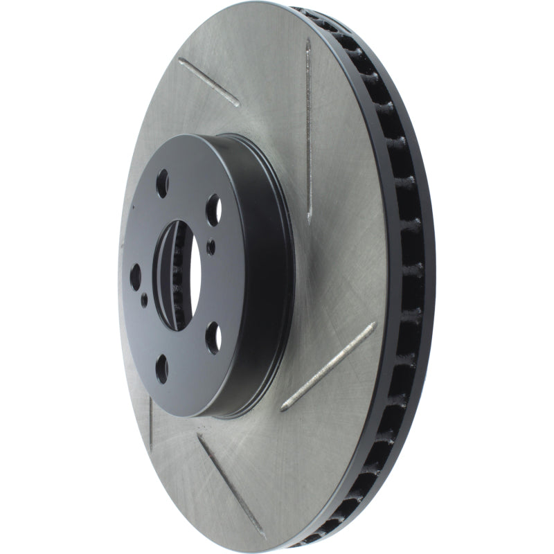 Rotor delantero izquierdo ranurado StopTech Power Slot para Toyota Celica GT y GT-S 01-05/Scion tC 05-09