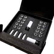 Mishimoto Steel Locking Lug Nuts M14x1.5 24pc Set Silver - BattleBorn SpeedShop