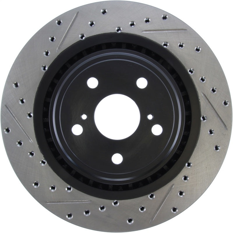 Rotor perforado y ranurado StopTech Sport - Delantero derecho