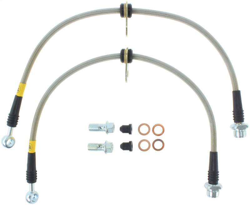 Kit de línea de freno delantera de acero inoxidable StopTech 08-10 Toyota Land Cruiser