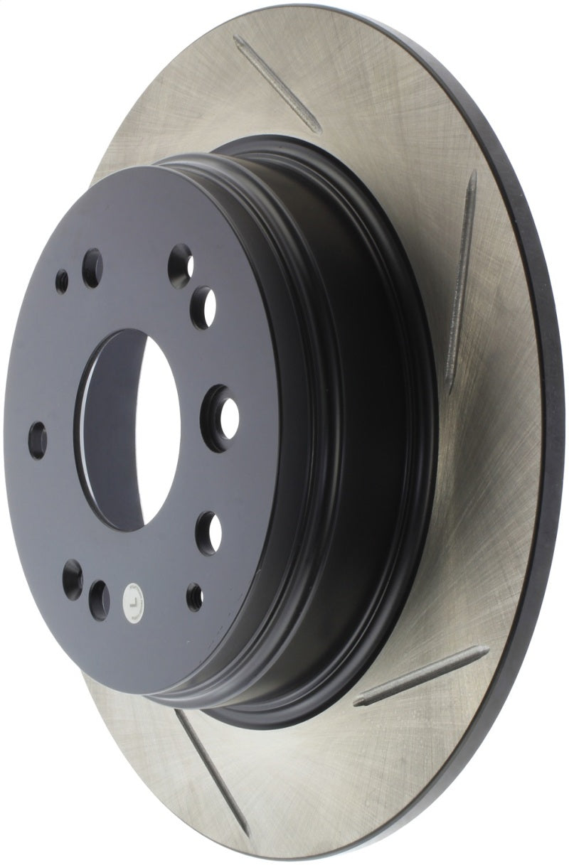 Rotor trasero izquierdo con ranuras StopTech Power Slot para Acura TL/TL-S 04-08 / Honda Element 03-09