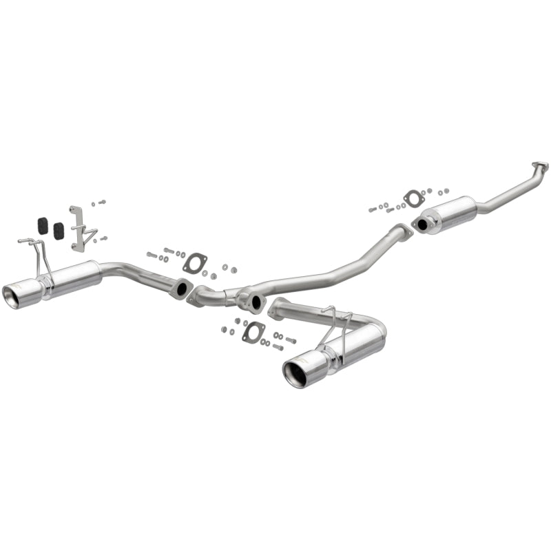 Escape Cat-Back MagnaFlow 16-18 Honda Civic L4 2.0L Street Series con puntas pulidas
